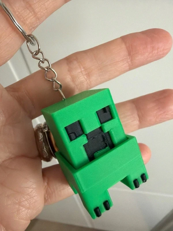 Brinquedo Fidget Minecraft chaveiro Creeper – photo 2